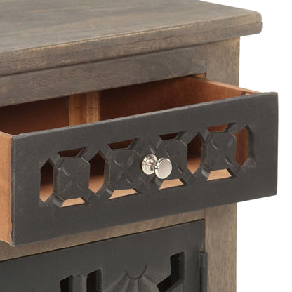 vidaXL Bedside Cabinet 40x30x50 cm Solid Mango Wood - Brown - 60480