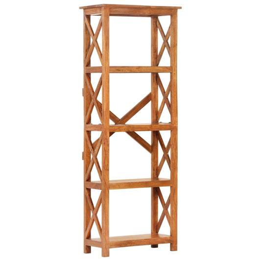 vidaXL Bookshelf 60x30x160 cm Solid Acacia Wood Honey Finish - Brown