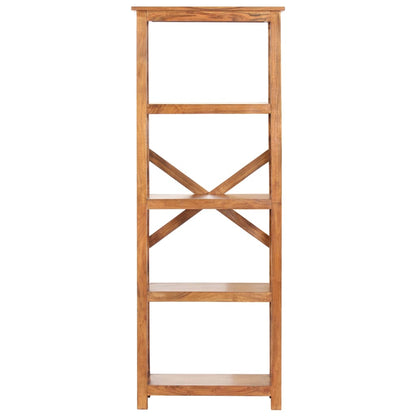 vidaXL Bookshelf 60x30x160 cm Solid Acacia Wood Honey Finish - Brown