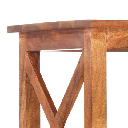 vidaXL Bookshelf 60x30x160 cm Solid Acacia Wood Honey Finish - Brown