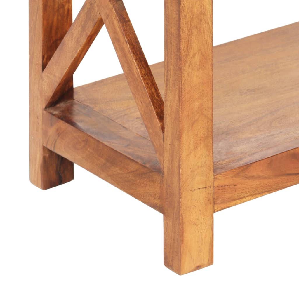 vidaXL Bookshelf 60x30x160 cm Solid Acacia Wood Honey Finish - Brown