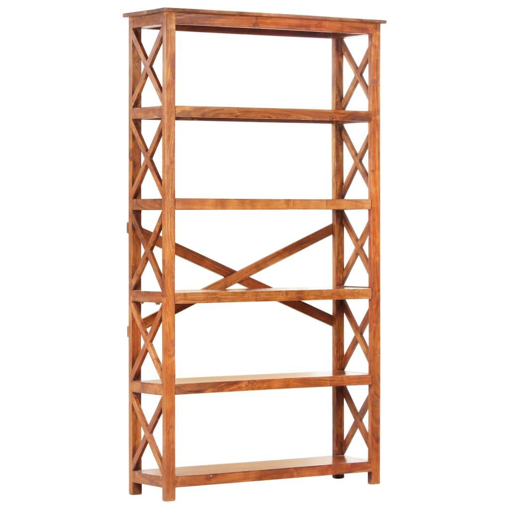 vidaXL Bookshelf 100x30x180 cm Solid Acacia Wood Honey Finish - Brown