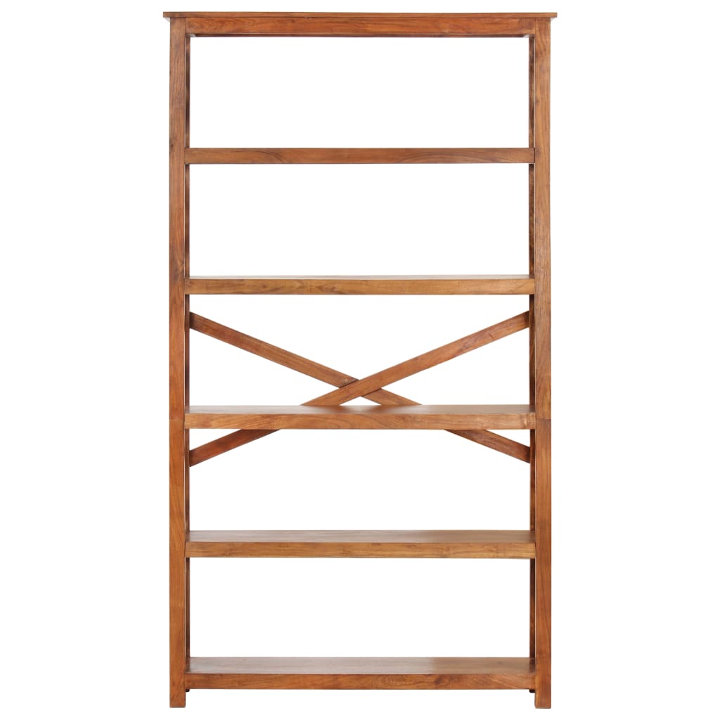 vidaXL Bookshelf 100x30x180 cm Solid Acacia Wood Honey Finish - Brown