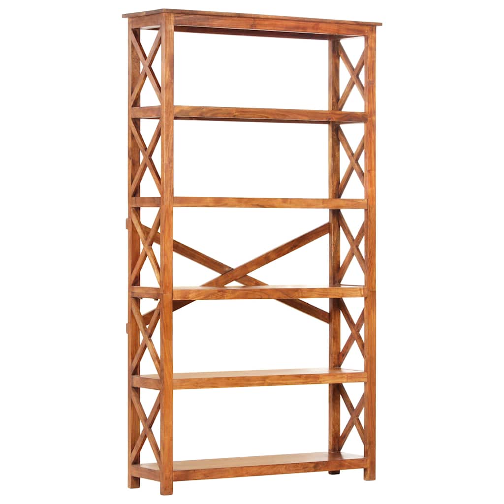 vidaXL Bookshelf 100x30x180 cm Solid Acacia Wood Honey Finish - Brown
