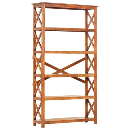 vidaXL Bookshelf 100x30x180 cm Solid Acacia Wood Honey Finish - Brown