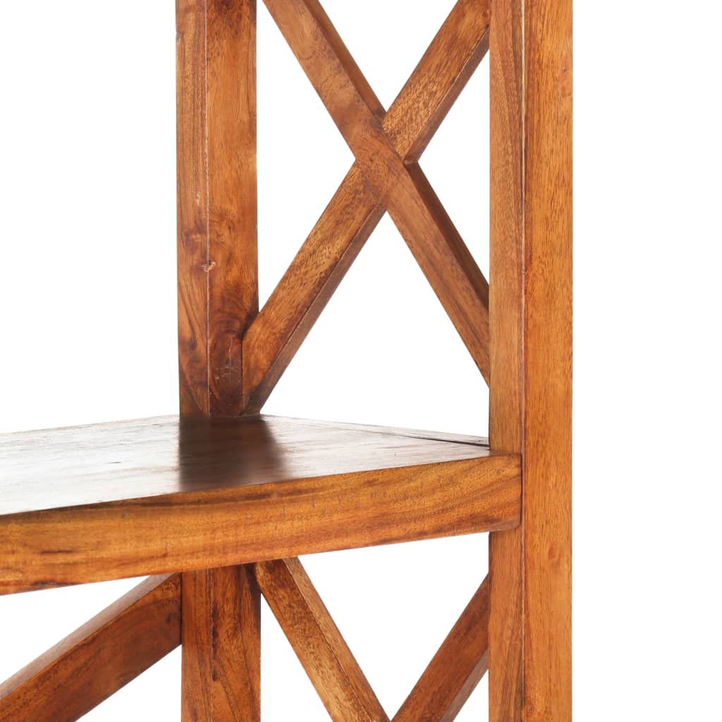 vidaXL Bookshelf 100x30x180 cm Solid Acacia Wood Honey Finish - Brown