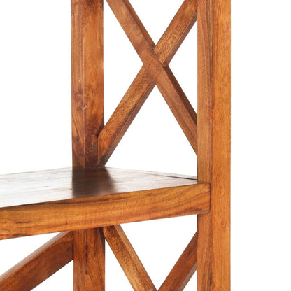 vidaXL Bookshelf 100x30x180 cm Solid Acacia Wood Honey Finish - Brown