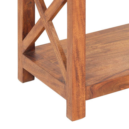vidaXL Bookshelf 100x30x180 cm Solid Acacia Wood Honey Finish - Brown