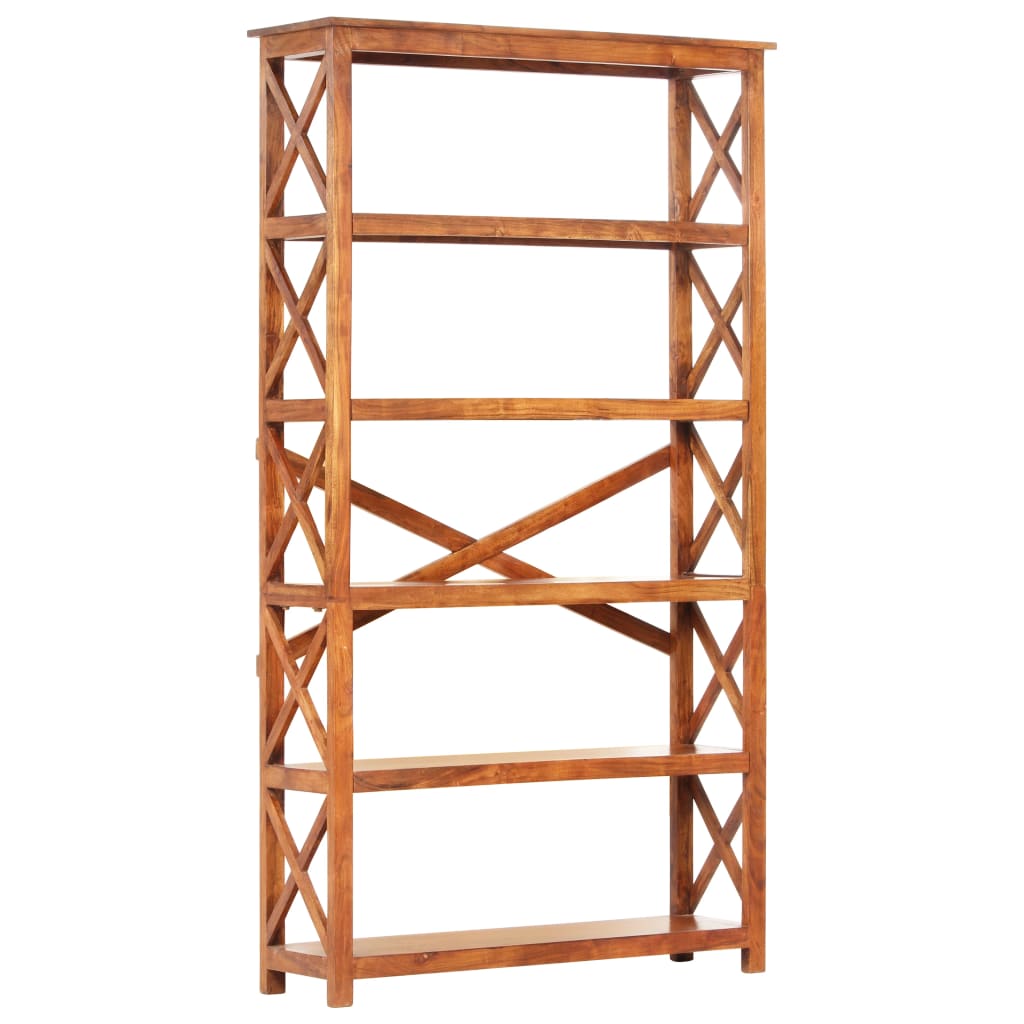 vidaXL Bookshelf 100x30x180 cm Solid Acacia Wood Honey Finish - Brown