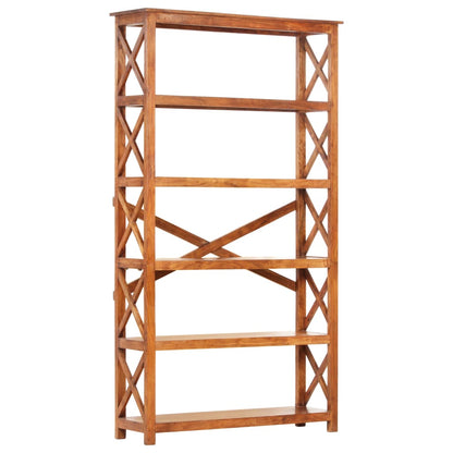 vidaXL Bookshelf 100x30x180 cm Solid Acacia Wood Honey Finish - Brown