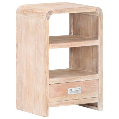 vidaXL Bedside Table 40x30x60 cm Solid Acacia Wood - Brown
