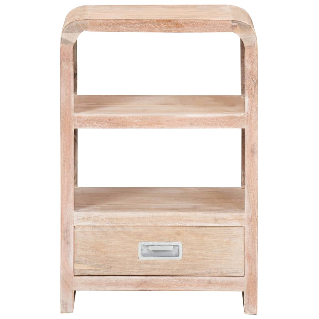 vidaXL Bedside Table 40x30x60 cm Solid Acacia Wood - Brown