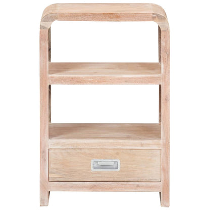 vidaXL Bedside Table 40x30x60 cm Solid Acacia Wood - Brown