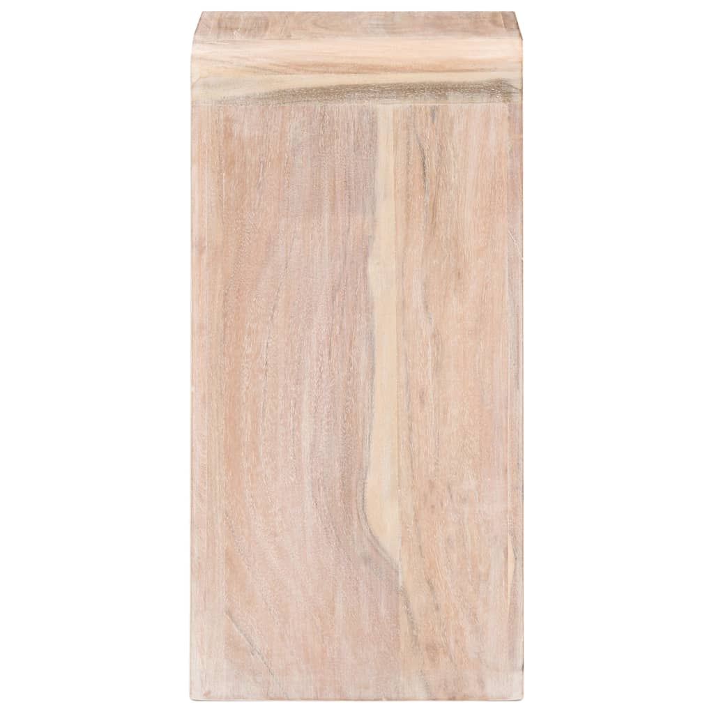 vidaXL Bedside Table 40x30x60 cm Solid Acacia Wood - Brown