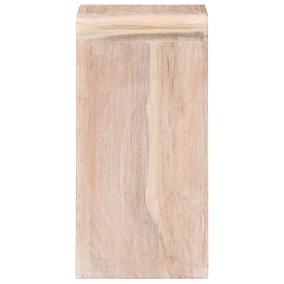 vidaXL Bedside Table 40x30x60 cm Solid Acacia Wood - Brown