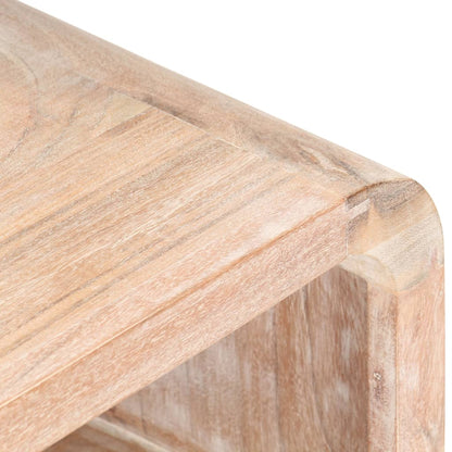 vidaXL Bedside Table 40x30x60 cm Solid Acacia Wood - Brown