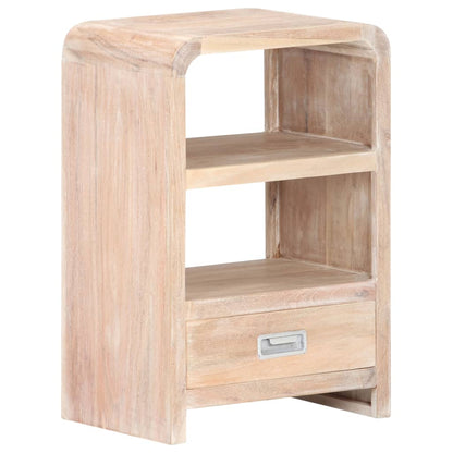 vidaXL Bedside Table 40x30x60 cm Solid Acacia Wood - Brown