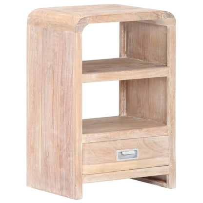 vidaXL Bedside Table 40x30x60 cm Solid Acacia Wood - Brown