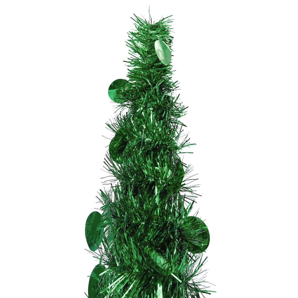 vidaXL Pop-up Christmas Tree | Green | PET | 180 cm | Collapsible - 180 x 45 cm