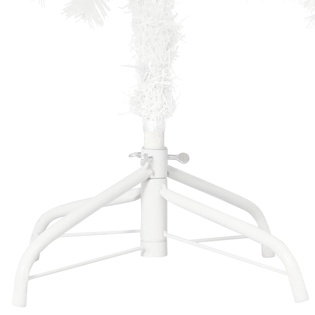 vidaXL Artificial Christmas Tree Lifelike Needles White 210 cm