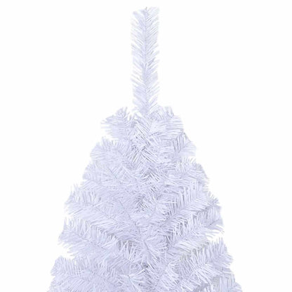 vidaXL Artificial Christmas Tree with Thick Branches White 150 cm PVC