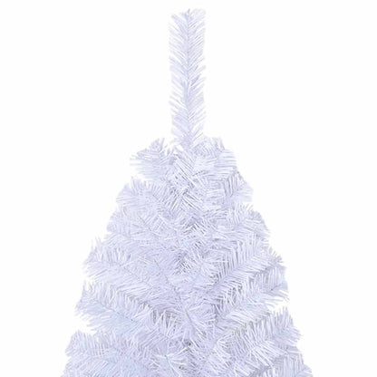vidaXL Artificial Christmas Tree with Thick Branches White 210 cm PVC