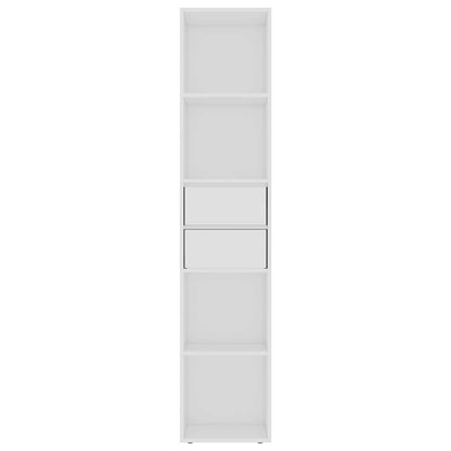vidaXL Book Cabinet White 36x30x171 cm Engineered Wood