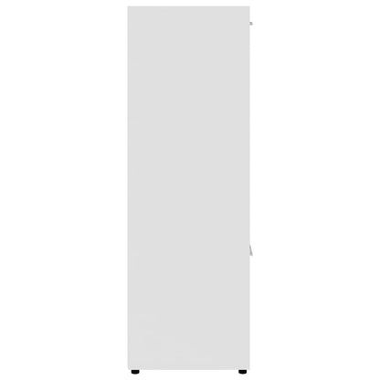 vidaXL Book Cabinet White 90x30x90 cm Engineered Wood