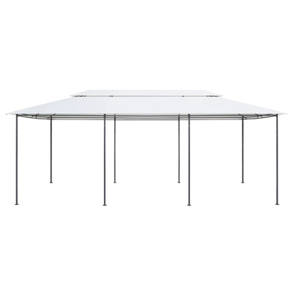 vidaXL Gazebo | White | Tubular steel | Large | UV-resistant materials | Gazebo