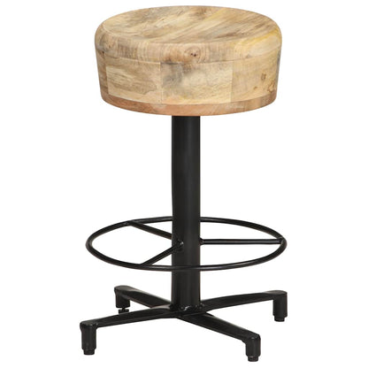 vidaXL Bar Stools 2 pcs 52 cm Solid Mango Wood - Brown