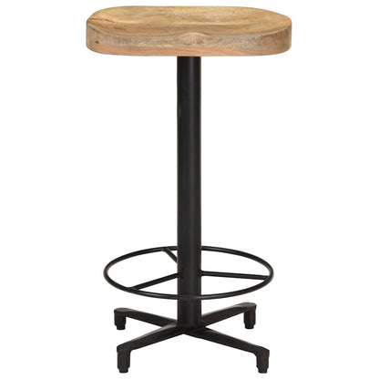 vidaXL Bar Stools 2 pcs 66 cm Solid Mango Wood - Brown - 40 x 40 x 66 cm - 68384