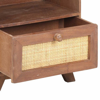 vidaXL Bedside Cabinet 40x30x50 cm Solid Mango Wood - Brown - 60903