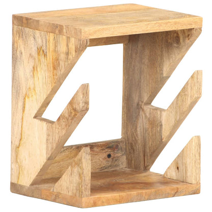 vidaXL Wall Mounted Skateboard Holder 25x20x30 cm Solid Mango Wood - Beige