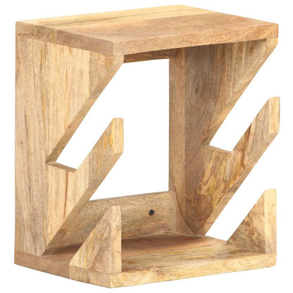 vidaXL Wall Mounted Skateboard Holder 25x20x30 cm Solid Mango Wood - Beige