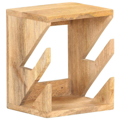vidaXL Wall Mounted Skateboard Holder 25x20x30 cm Solid Mango Wood - Beige