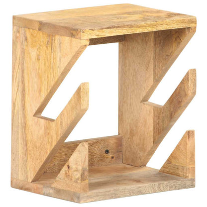 vidaXL Wall Mounted Skateboard Holder 25x20x30 cm Solid Mango Wood - Beige
