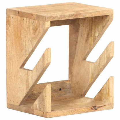 vidaXL Wall Mounted Skateboard Holder 25x20x30 cm Solid Mango Wood - Beige