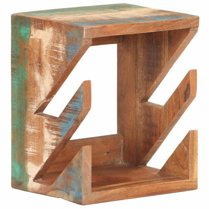 vidaXL Wall Mounted Skateboard Holder 25x20x30 cm Solid Reclaimed Wood - Brown