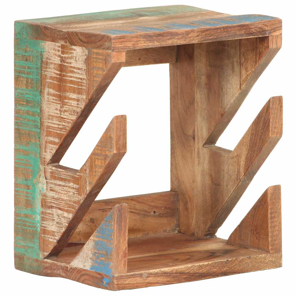 vidaXL Wall Mounted Skateboard Holder 25x20x30 cm Solid Reclaimed Wood - Brown