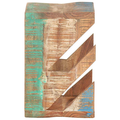vidaXL Wall Mounted Skateboard Holder 25x20x30 cm Solid Reclaimed Wood - Brown