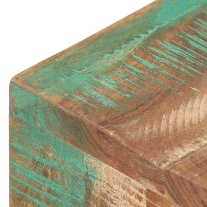 vidaXL Wall Mounted Skateboard Holder 25x20x30 cm Solid Reclaimed Wood - Brown