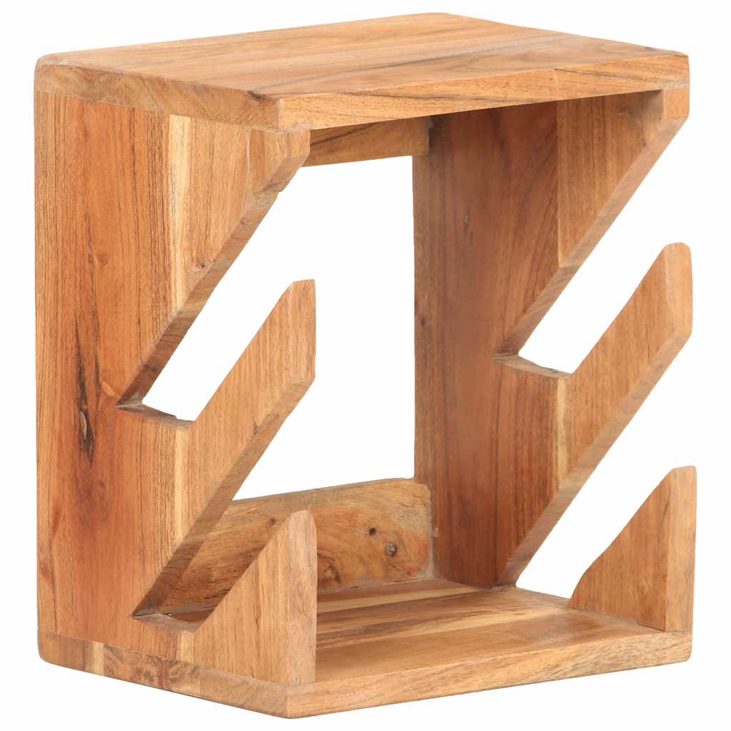 vidaXL Wall Mounted Skateboard Holder 25x20x30 cm Solid Acacia Wood - Brown