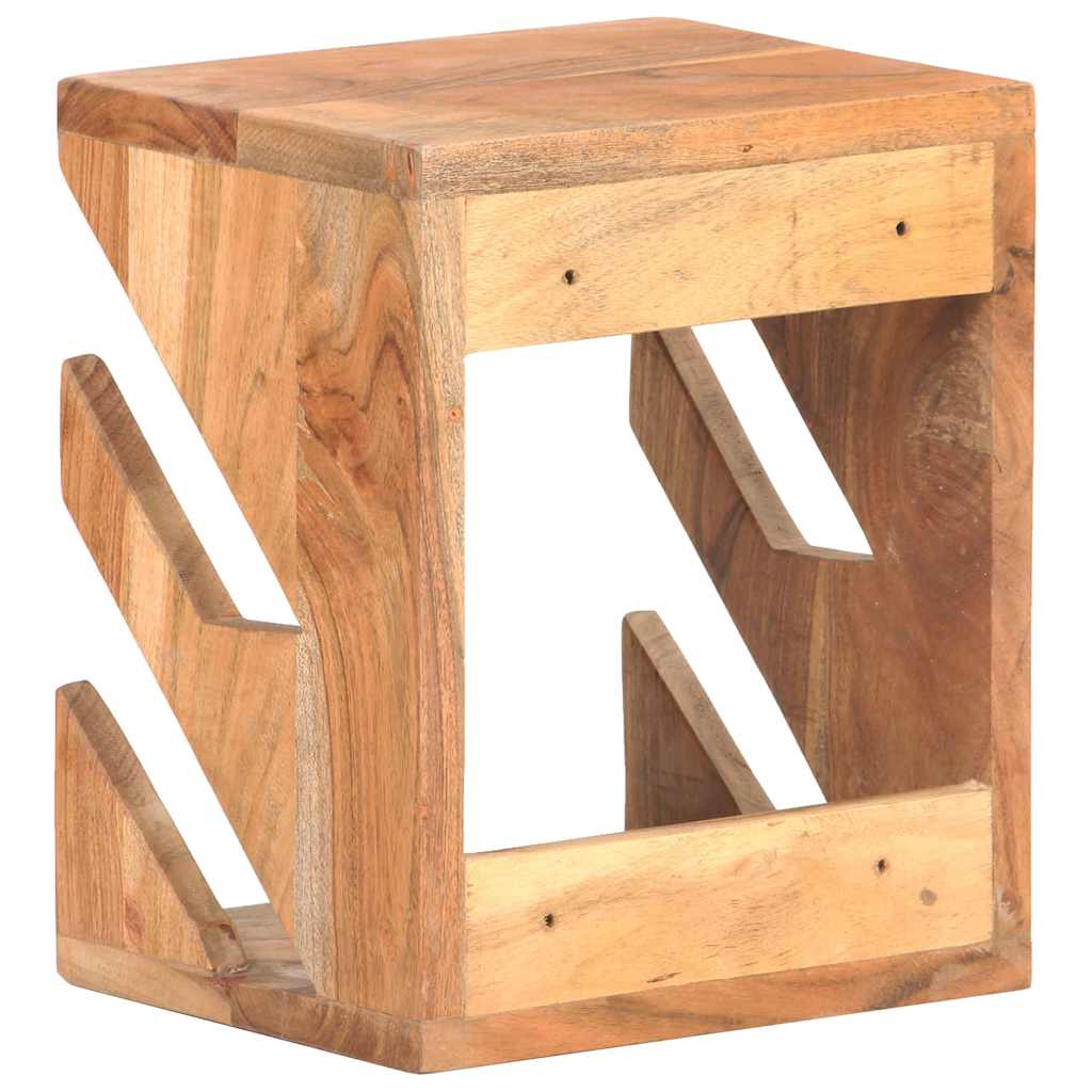 vidaXL Wall Mounted Skateboard Holder 25x20x30 cm Solid Acacia Wood - Brown