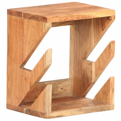 vidaXL Wall Mounted Skateboard Holder 25x20x30 cm Solid Acacia Wood - Brown