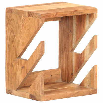 vidaXL Wall Mounted Skateboard Holder 25x20x30 cm Solid Acacia Wood - Brown