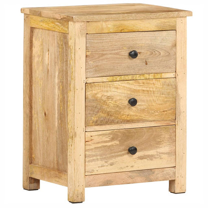 vidaXL Bedside Cabinet 45x35x60 cm Solid Mango Wood - Brown