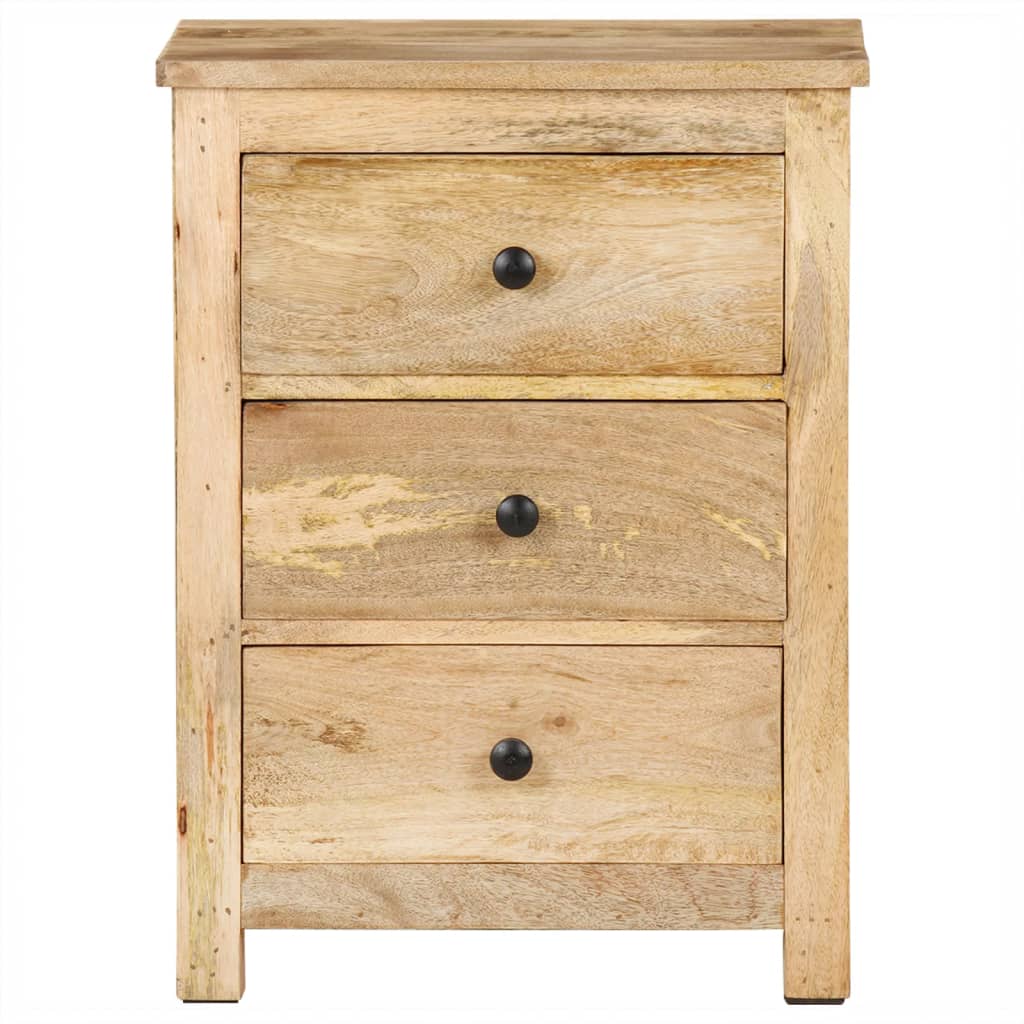 vidaXL Bedside Cabinet 45x35x60 cm Solid Mango Wood - Brown