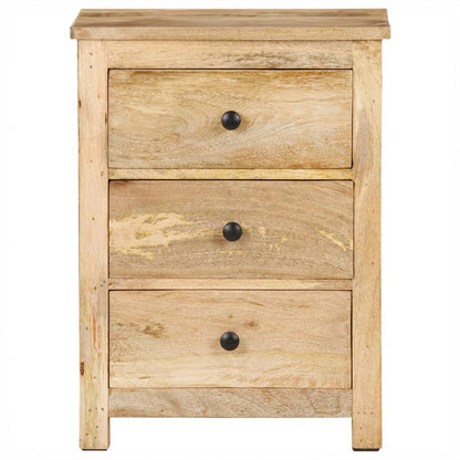 vidaXL Bedside Cabinet 45x35x60 cm Solid Mango Wood - Brown