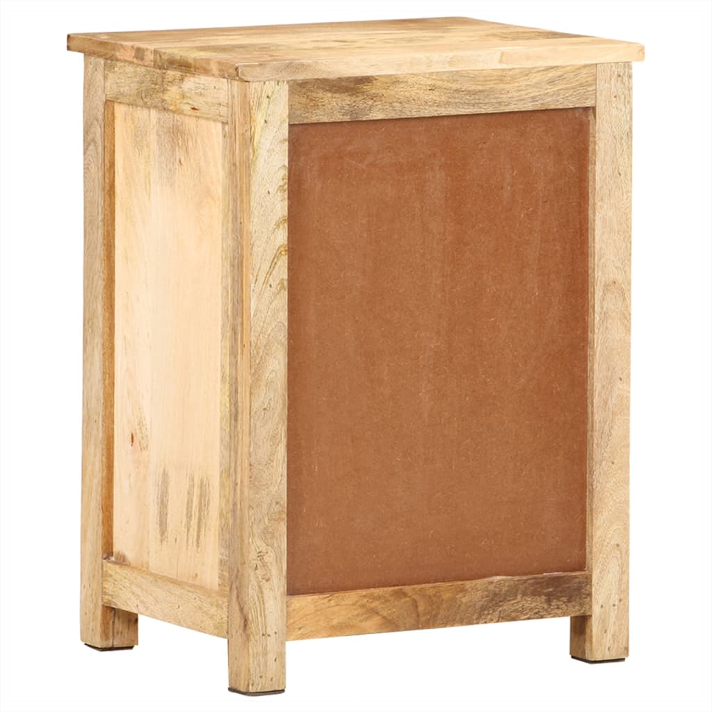 vidaXL Bedside Cabinet 45x35x60 cm Solid Mango Wood - Brown