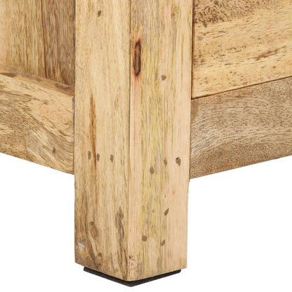 vidaXL Bedside Cabinet 45x35x60 cm Solid Mango Wood - Brown